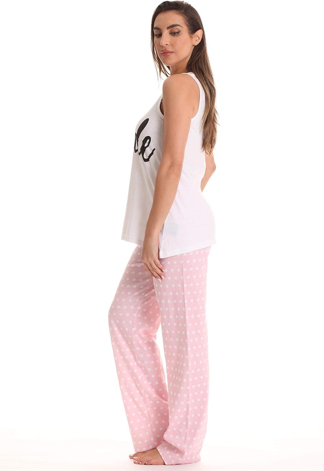imageJust Love Bridal Party Pajamas PJ Pant Set with Sleeping MaskWhite Bride