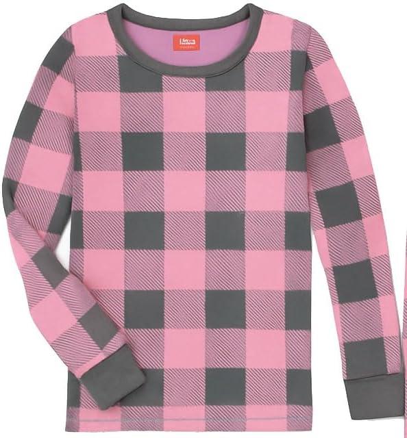 imageJust Love Pajamas for GirlsBuffalo Plaid Pink and Charcoal
