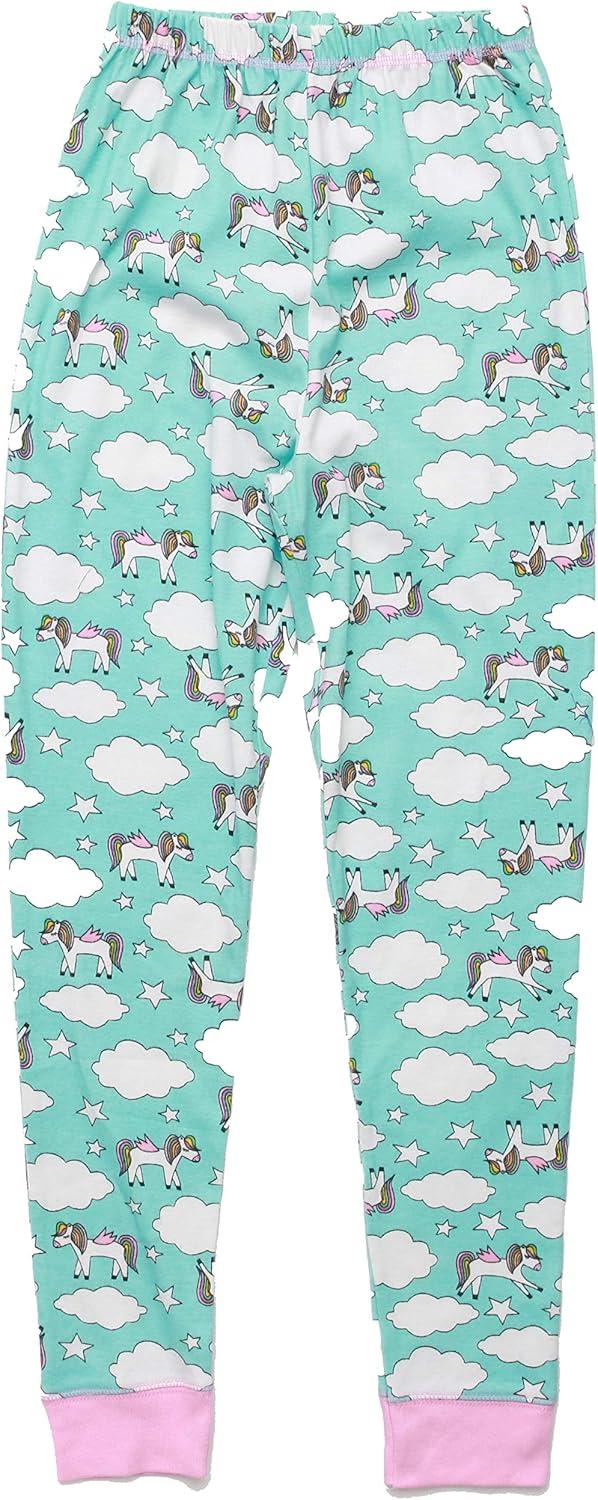imageJust Love Pajamas for GirlsLight Blue Unicorn Sky