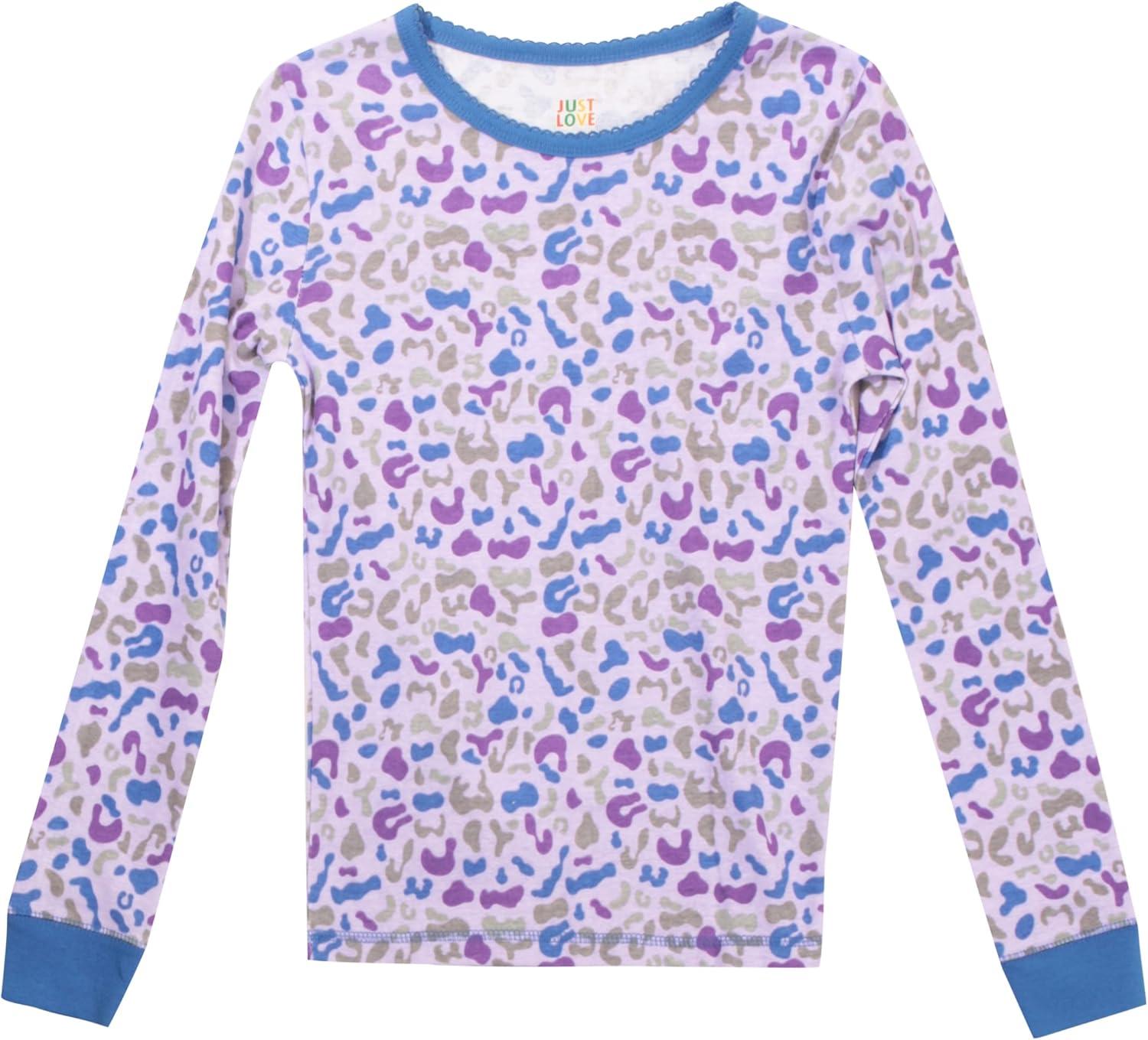 imageJust Love Pajamas for GirlsPurple Cheetah