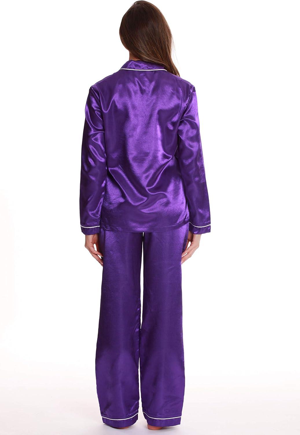 imageJust Love Pants Set with Notch CollarPurple Ivory