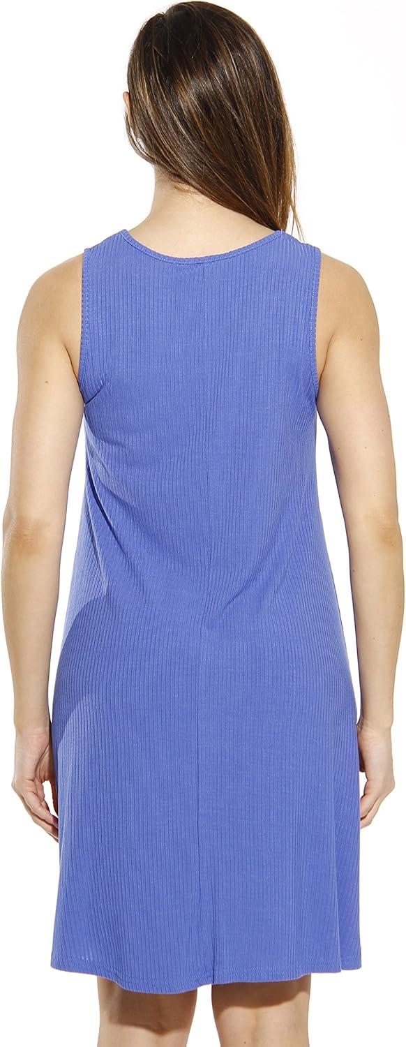 imageJust Love Sleeveless Trapeze Short Dress Summer Dresses for WomenCobalt