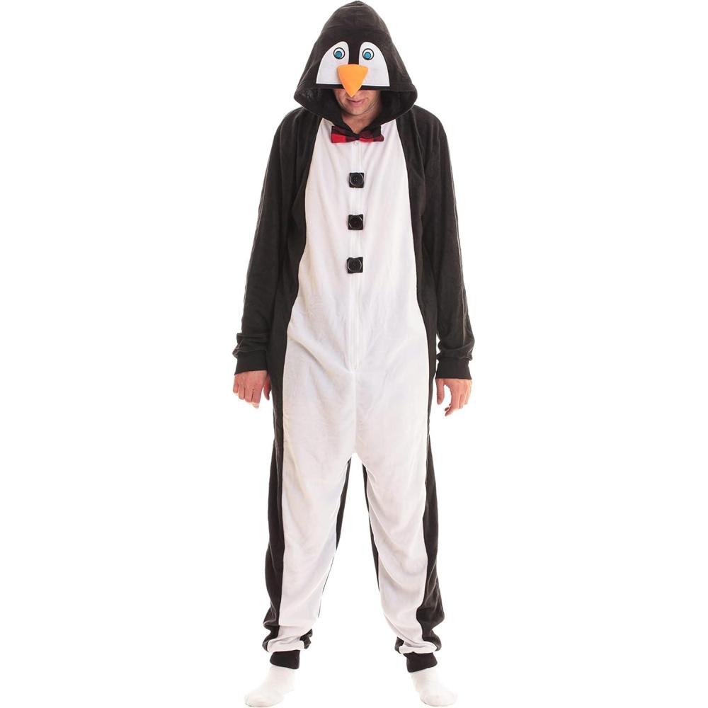 imageJust Love Adult Onesie Mens PajamasPenguin Mens