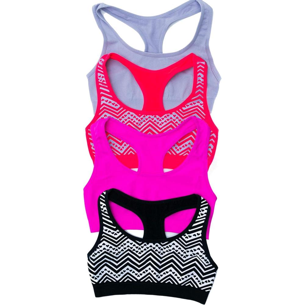 imageJust Love Girls Bras Pack of 44 Pack With Heart Print