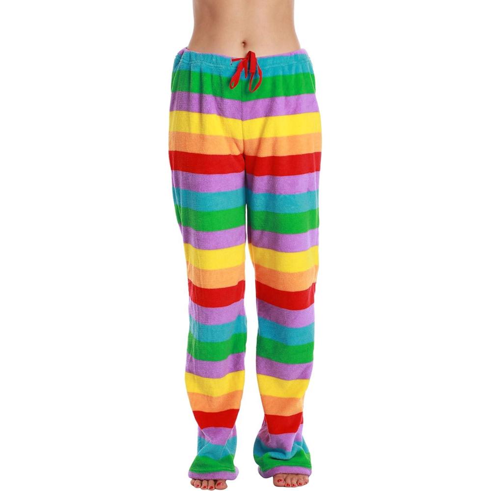 imageJust Love Plush Pajama Pants for WomenMulti Rainbow
