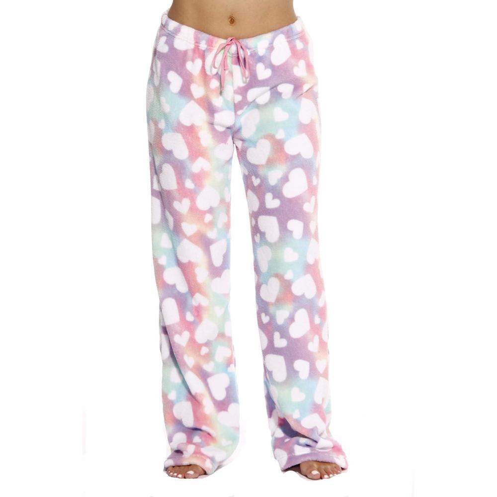 imageJust Love Plush Pajama Pants for WomenRainbow Hearts
