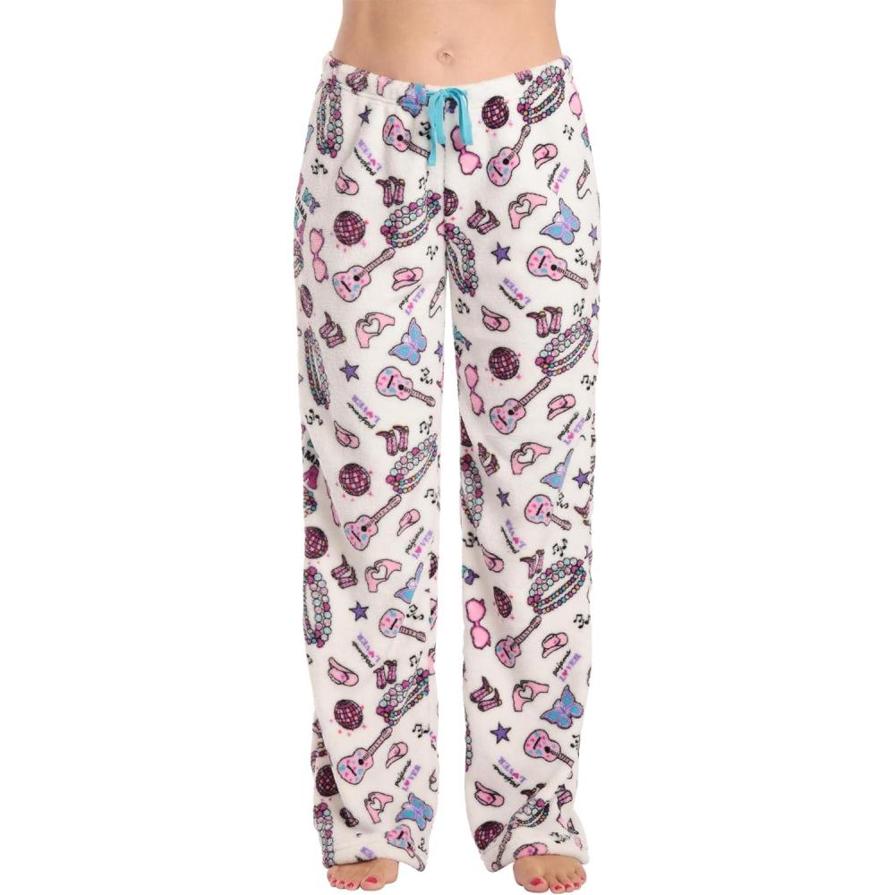 imageJust Love Plush Pajama Pants for WomenWhite Pajama Era