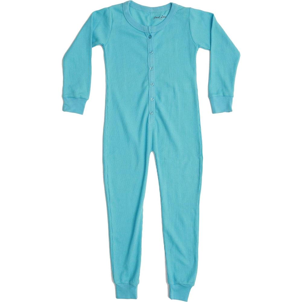 imageJust Love Thermal Union Suits for GirlsBlue