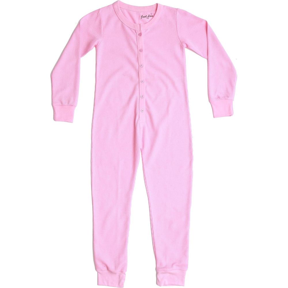 imageJust Love Thermal Union Suits for GirlsPink