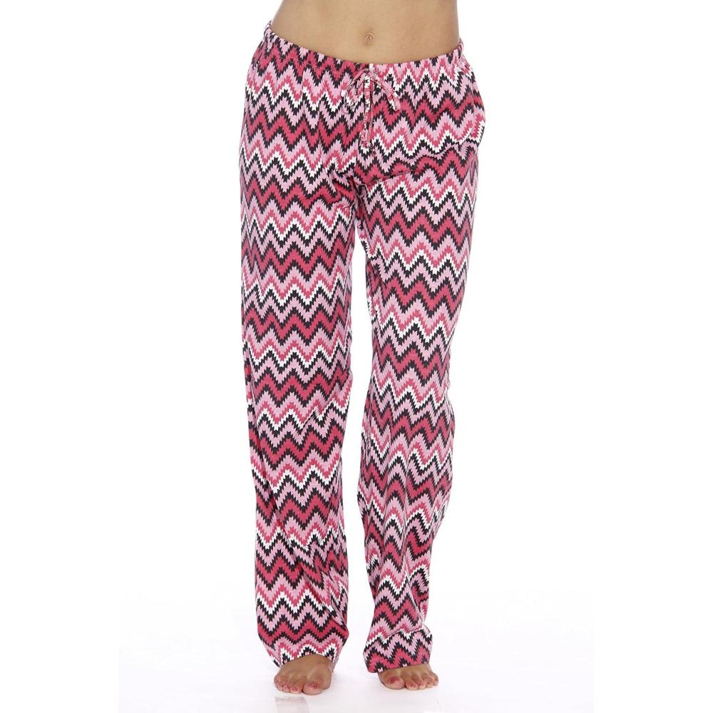 imageJust Love Women Pajama PantsSleepwearChevron Pink
