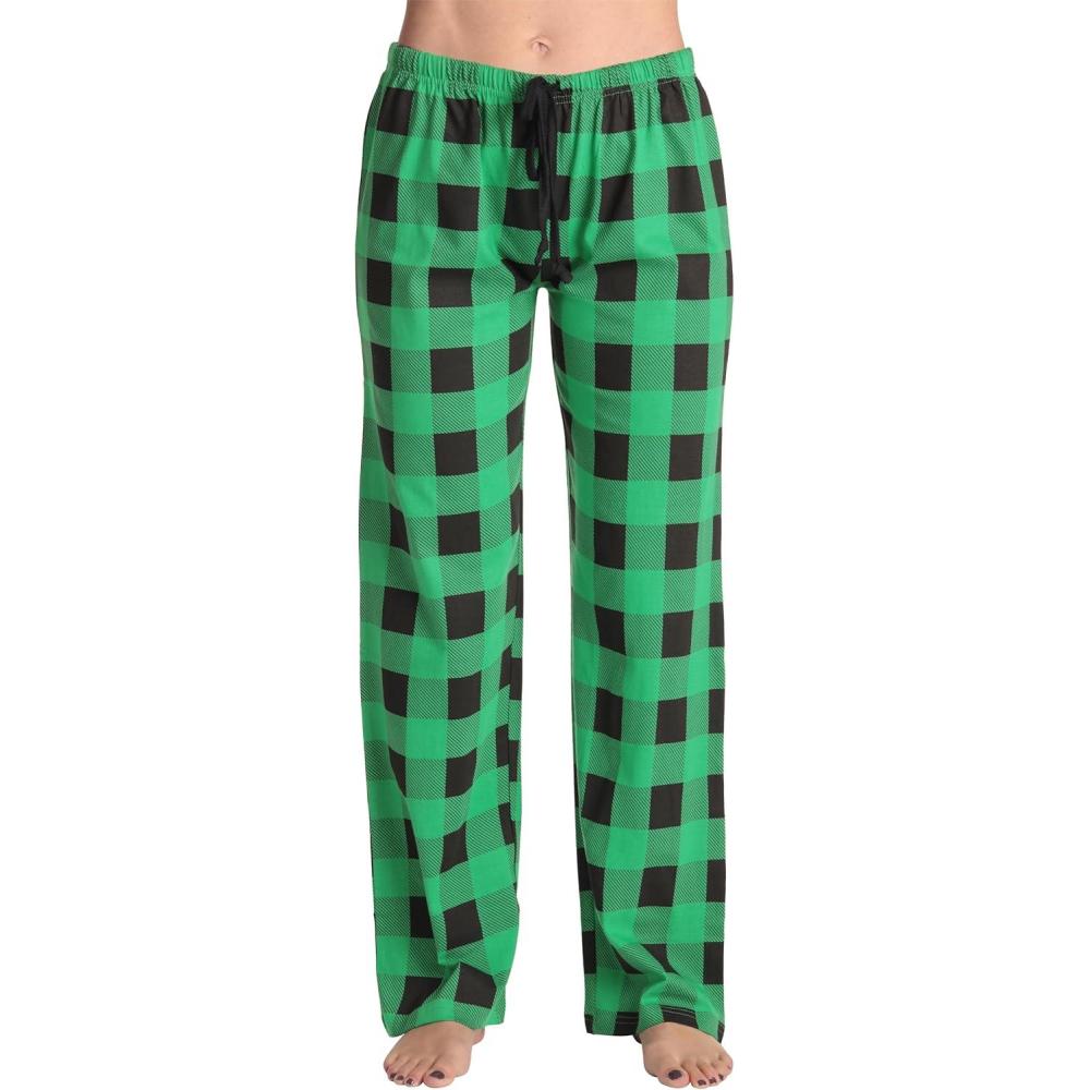 imageJust Love Womens Buffalo Plaid PajamasBuffalo Plaid Green Black
