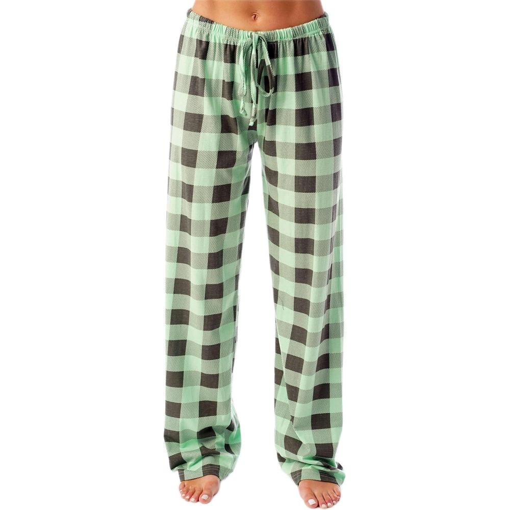 imageJust Love Womens Buffalo Plaid PajamasMint Charcoal Buffalo Plaid