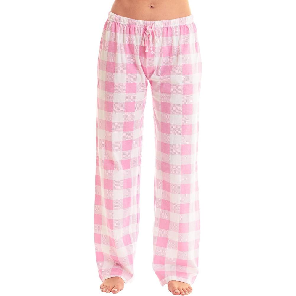 imageJust Love Womens Buffalo Plaid PajamasPink White Buffalo Plaid