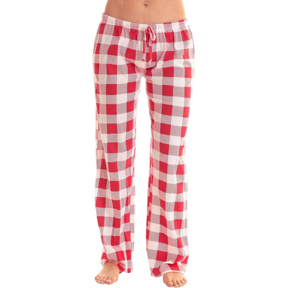 imageJust Love Womens Buffalo Plaid PajamasRed White Buffalo Plaid