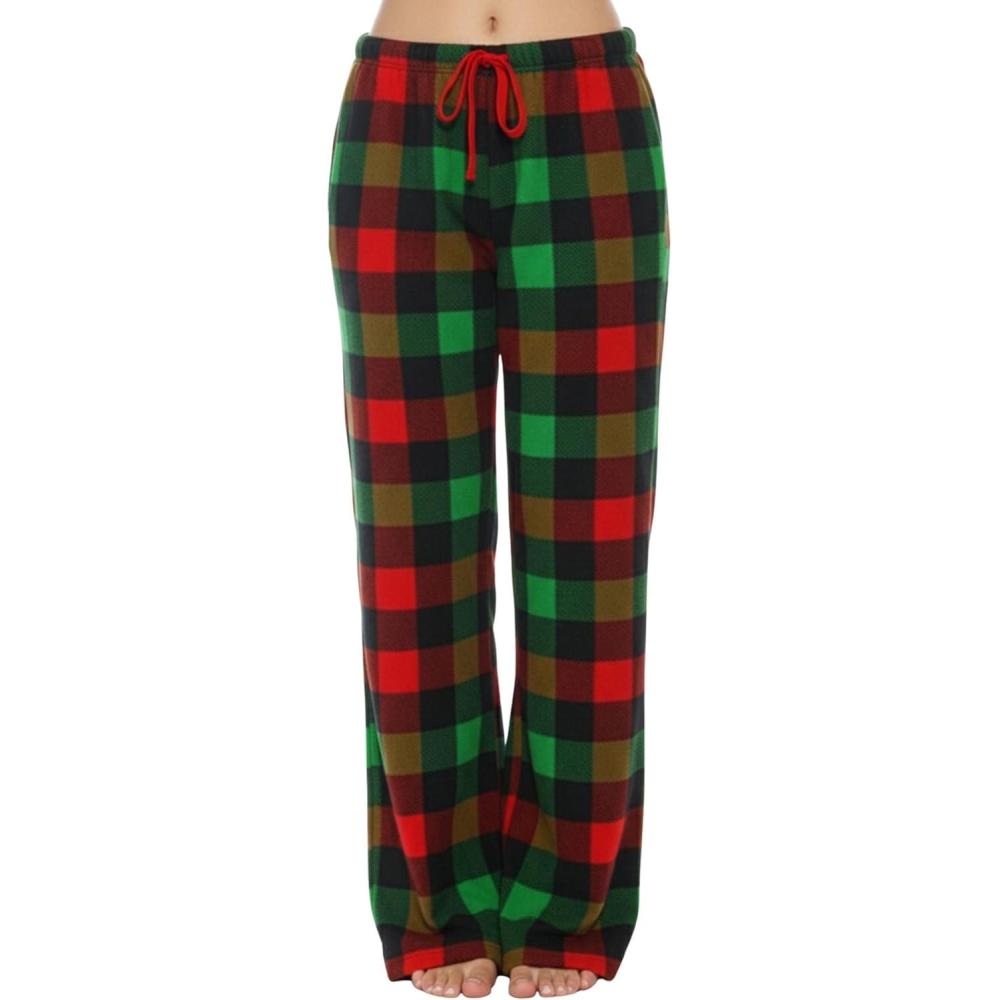 imageJust Love Womens Pajama PantsPlaid Xmas