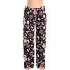 imageJust Love Plush Pajama Pants for WomenBlack  Love Skincare