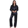 Satin Navy Stretch Fabric