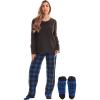 Buffalo Plaid Royal Black