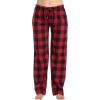 Red Black Buffalo Plaid - 100% Cotton Flannel
