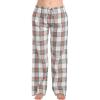 White Plaid - 100% Cotton Flannel
