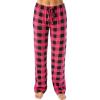 Fuchsia Black Buffalo Plaid