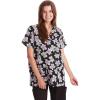Black - Windblown Floral