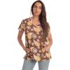 Brown Paisley Wrap