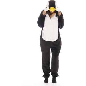 Just Love Adult Onesie Costume(Black Penguin)