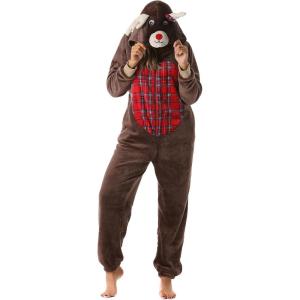Just Love Adult Onesie/Pajamas – Reindeer(Reindeer)