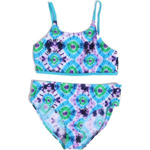 Just Love Girls’ Tankini Bathing Suit Swimwear(Tie Dye)