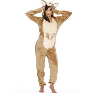 Just Love Kangaroo Adult Onesie Pajamas(Kangaroo)