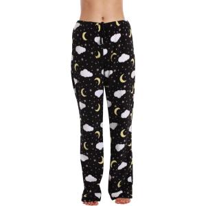 Just Love Plush Pajama Pants for Women(Black – Dark Night)