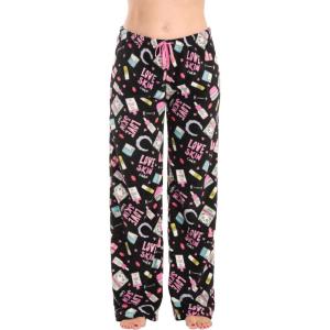 Just Love Plush Pajama Pants for Women(Black – Love Skincare)
