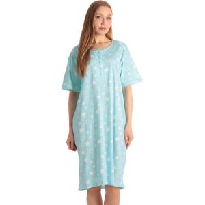 Just Love Short Sleeve Nightgown Holiday Sleepwear(Blue – Distressed Star)