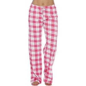 Just Love Women 100% Cotton Pajama Pants(Pink – Plaid)