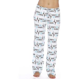 Just Love Women Pajama Pants/Sleepwear(Take Me to Paris White)