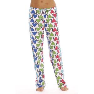 Just Love Women Pajama Pants/Sleepwear(Tower Love White)