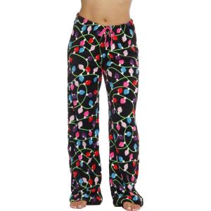 Just Love Womens Pajama Pants(Black – Light Up)