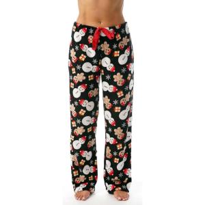 Just Love Womens Pajama Pants(Black – Mixed Holiday)