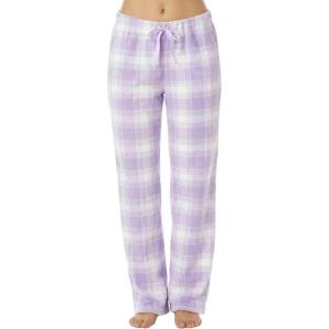 Just Love Womens Pajama Pants(Plaid – Lilac)