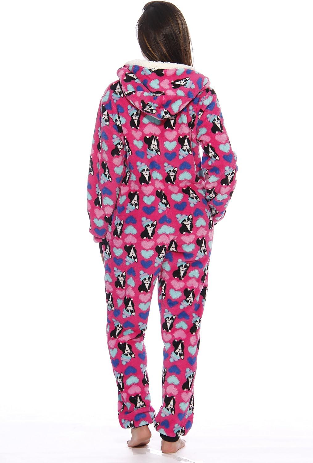 image6293S Just Love Adult Onesie Pajamas Luv Pug Small