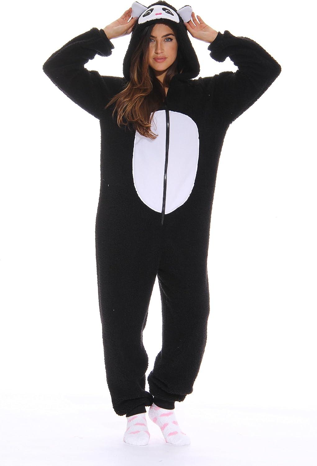 imageJust Love Adult Onesie PajamasPanda