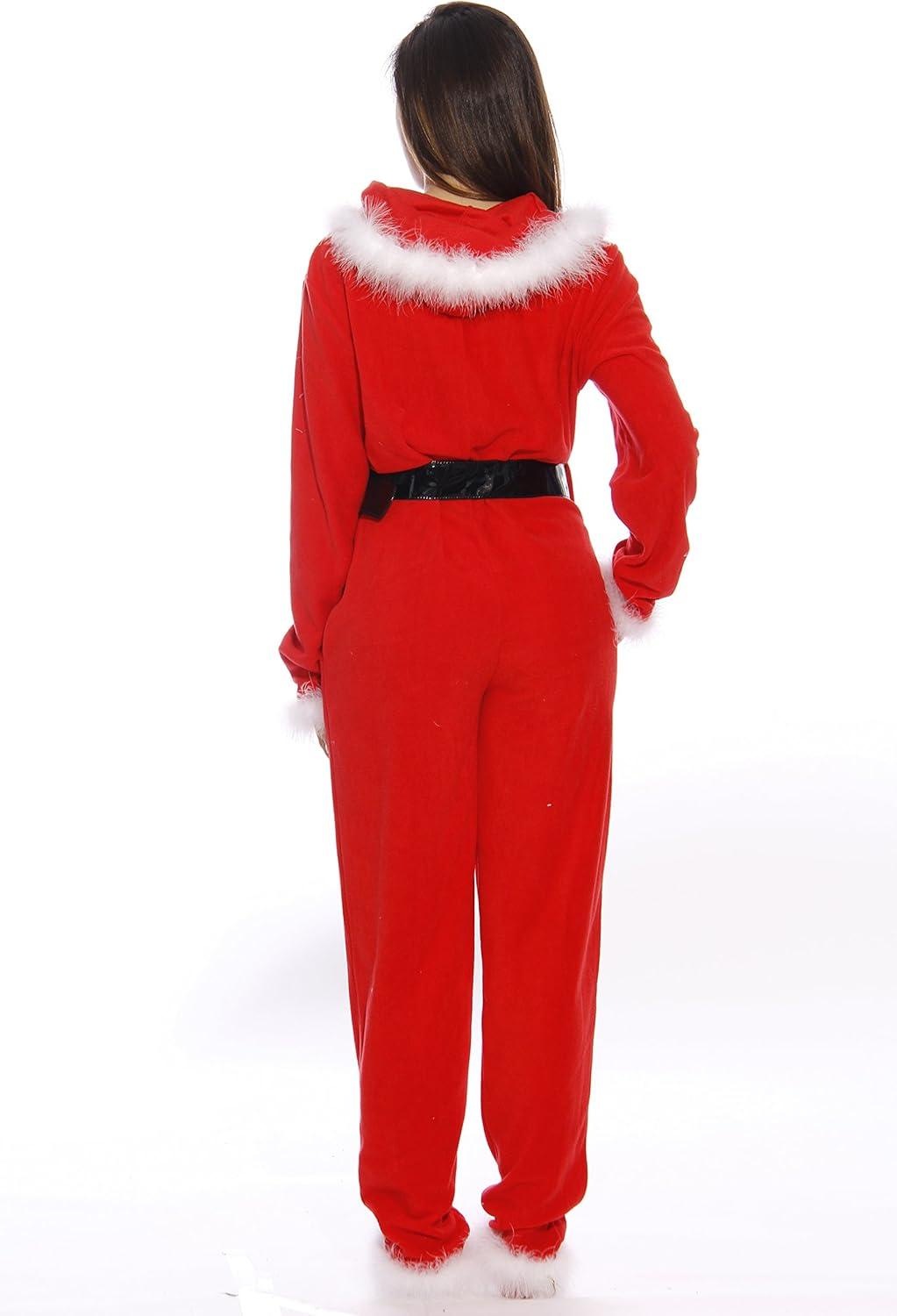 imageJust Love Holiday Santa Adult Onesie PajamasSanta Baby
