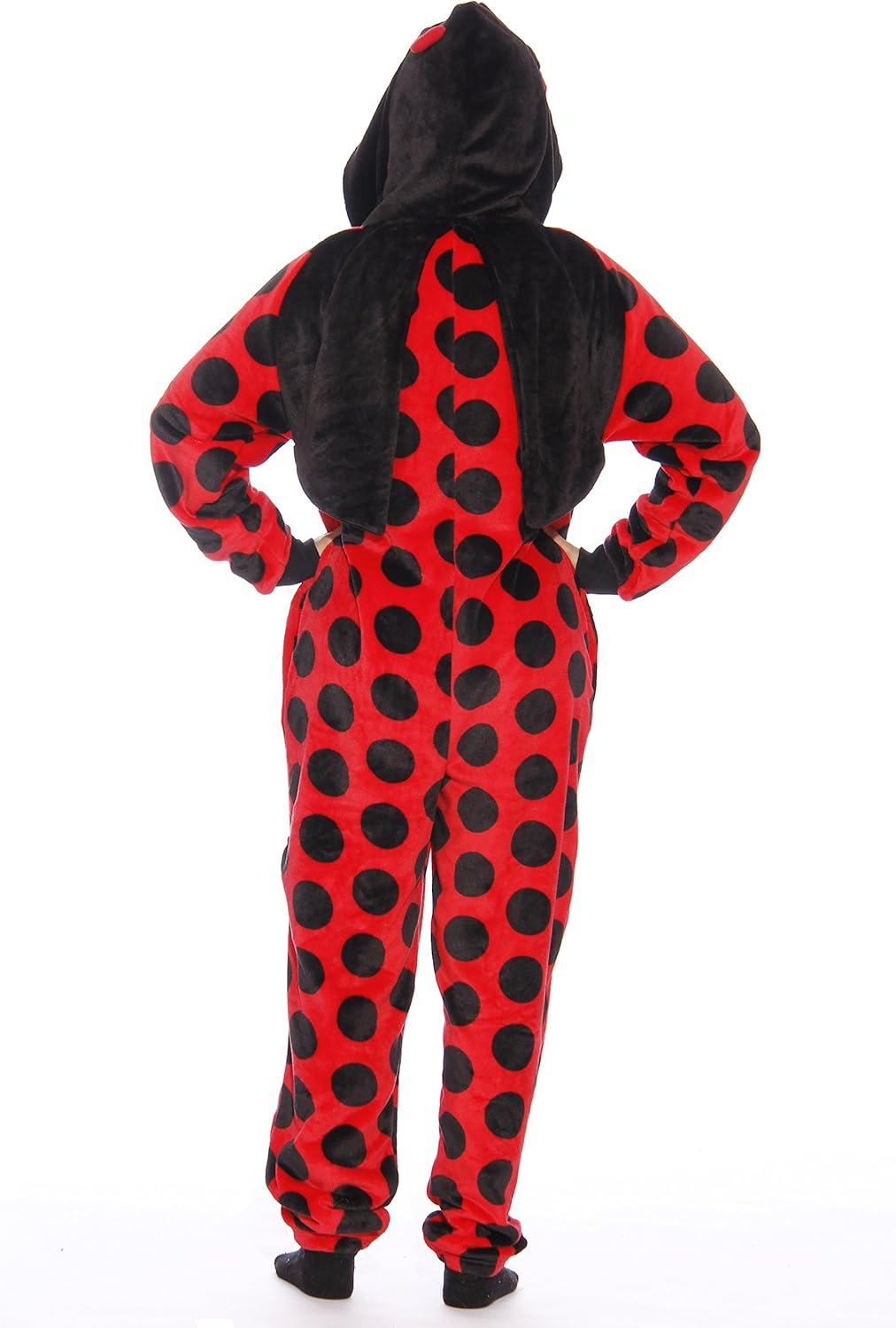 imageJust Love Lady Bug Adult Onesie Pajamas