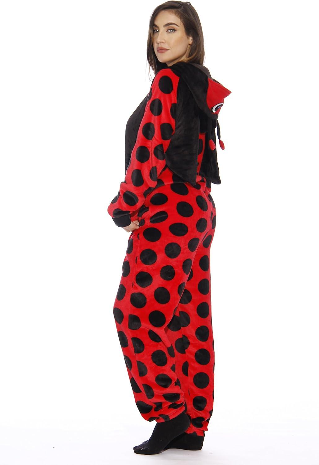 imageJust Love Lady Bug Adult Onesie Pajamas