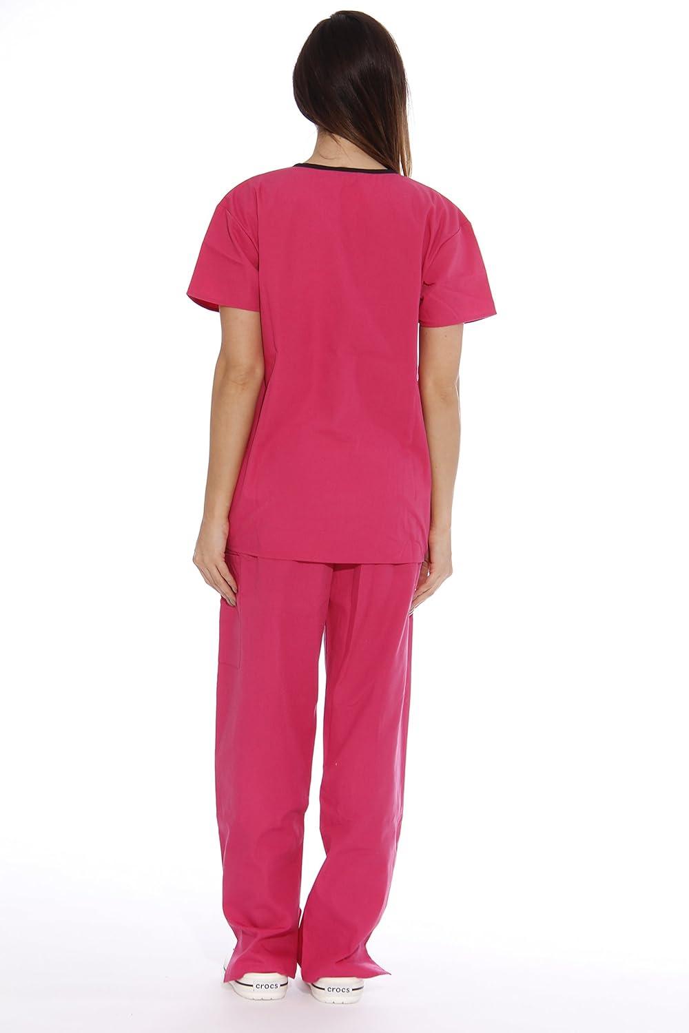 imageJust Love Womens Scrub SetsPrimrose With Black Trim