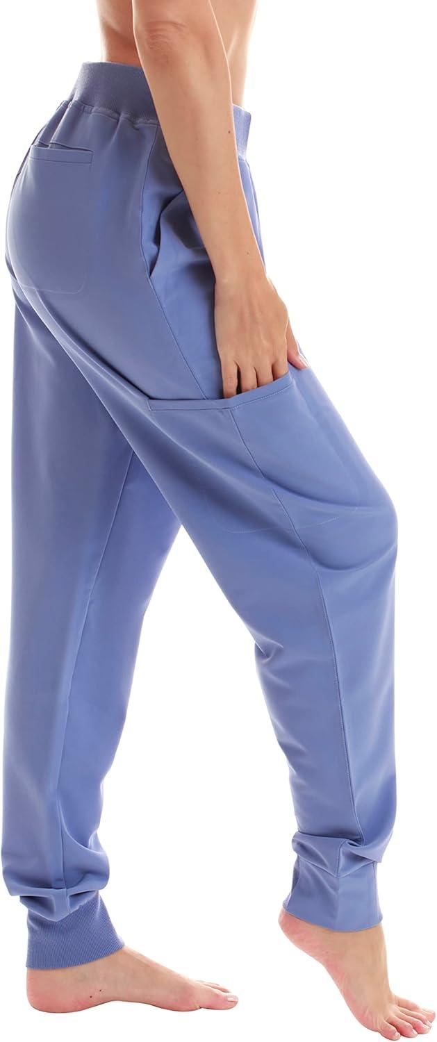imageJust Love Womens Utility Solid Scrub PantsCeil Jogger Pant