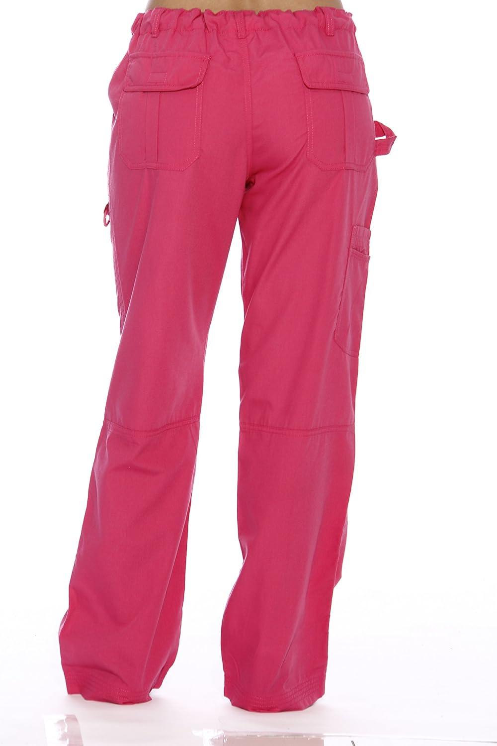 imageJust Love Womens Utility Solid Scrub PantsFuchsia Utility