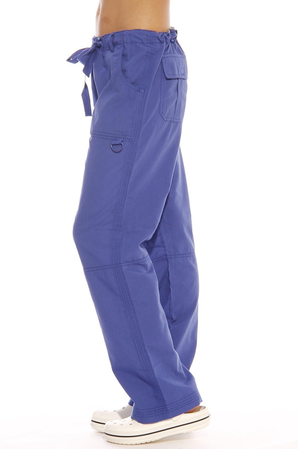 imageJust Love Womens Utility Solid Scrub PantsGalaxy Blue Utility 12