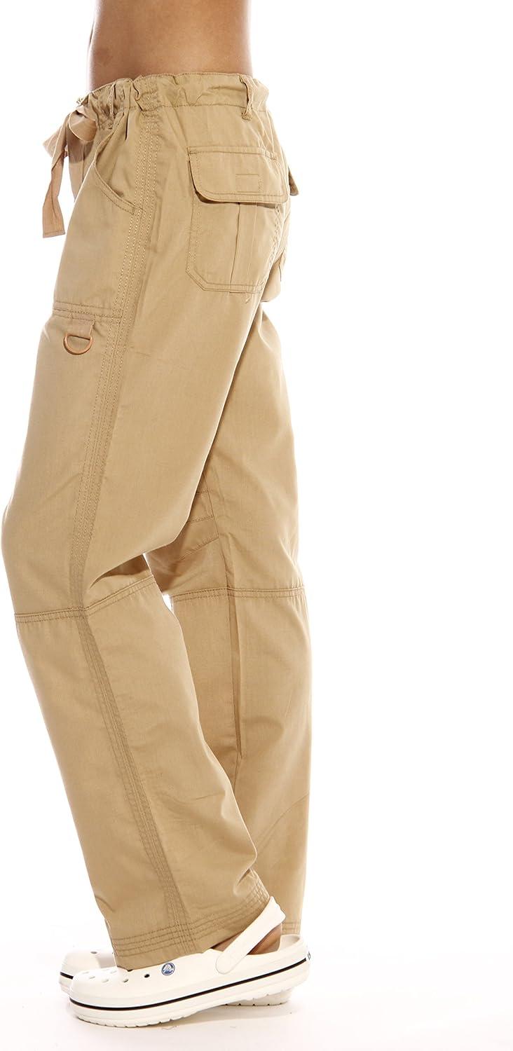imageJust Love Womens Utility Solid Scrub PantsKhaki Utility
